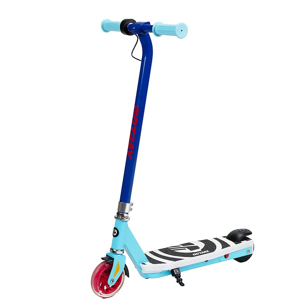 GoTrax - Scout 2.0 Electric Scooter w/ 3mi Max Operating Range & 6mph Max Speed - Blue