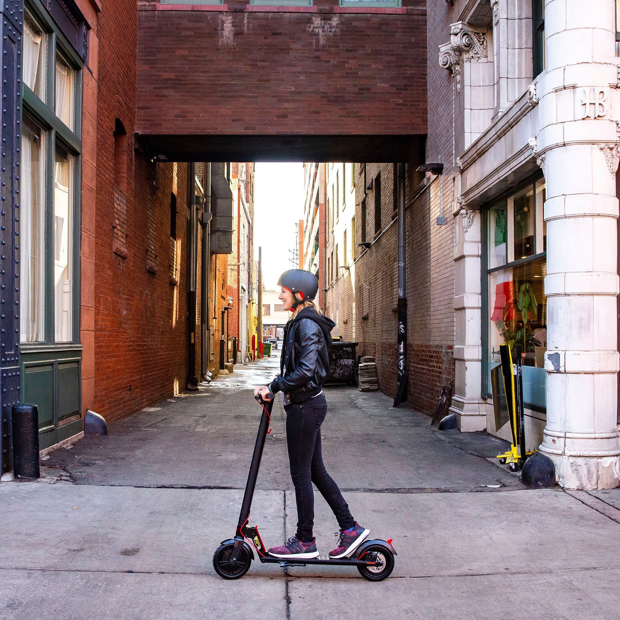 GoTrax - XR LITE Commuting Electric Scooter w/5mi Max Operating Range & 12mph Max Speed - Black - Image 5