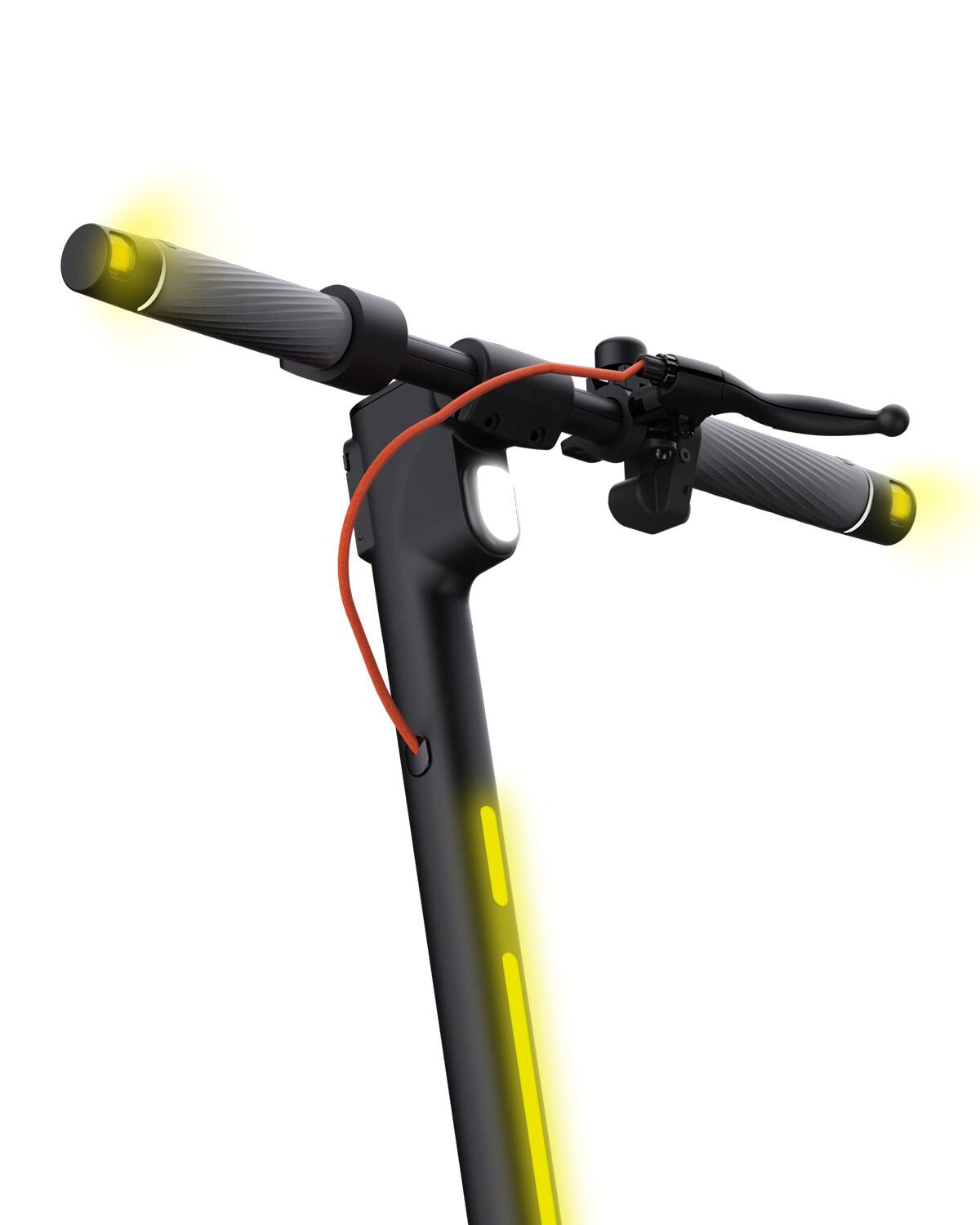 5th Wheel - V40PRO Foldable Electric Scooter w/ 25 mi Max Operating Range & 20 mph Max Speed - Black - Image 4
