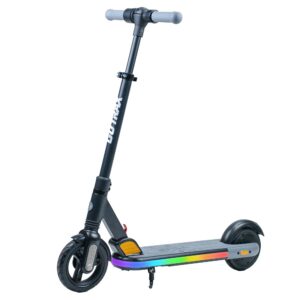 GoTrax - XR Glow Electric Scooter w/ 11mi Max Operating Range & 10mph Max Speed - Black