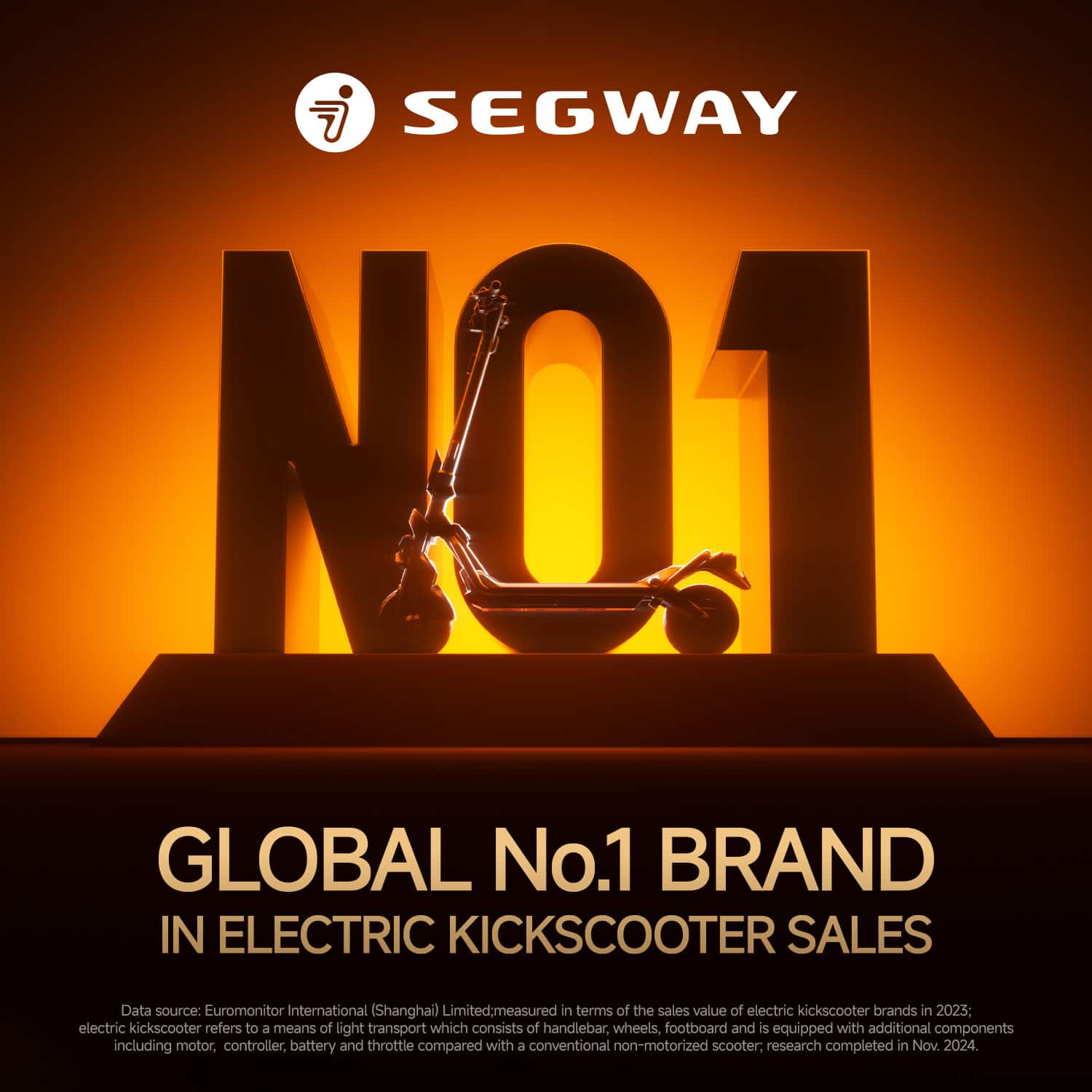 Segway - Ninebot E2 Plus II Electric Scooter, 15 mph Max Speed w/ 16 miles Max Range - Black - Image 3