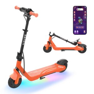 NAVEE - K100 Pro Kid Electric Scooter with 6.8miles Max Operating Range and 12.4mph Max Speed - Orange