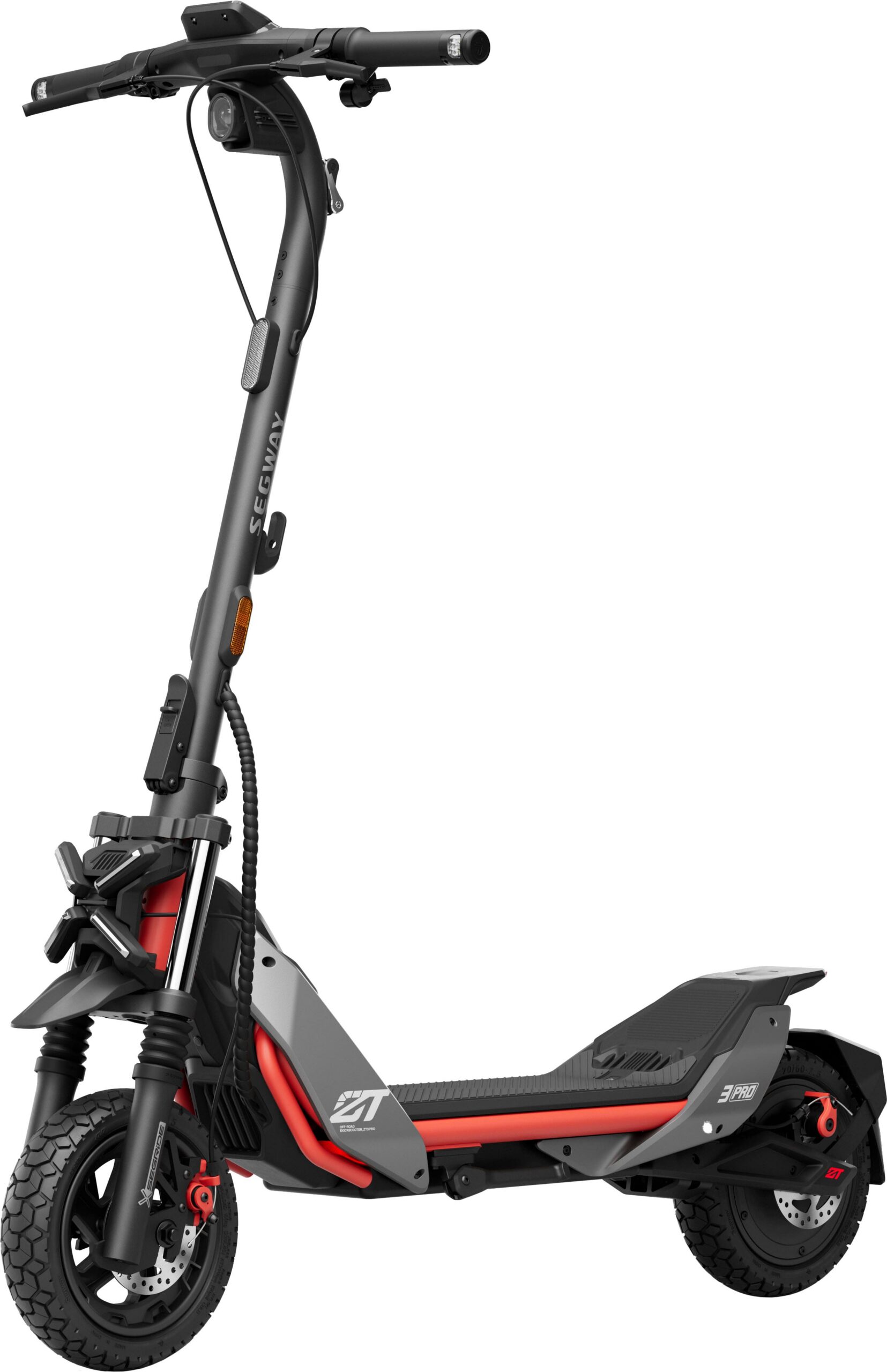 Segway - ZT3 Pro Kick Scooter w/43.5 Max Operating Range & 24.9mph Max Speed - Black