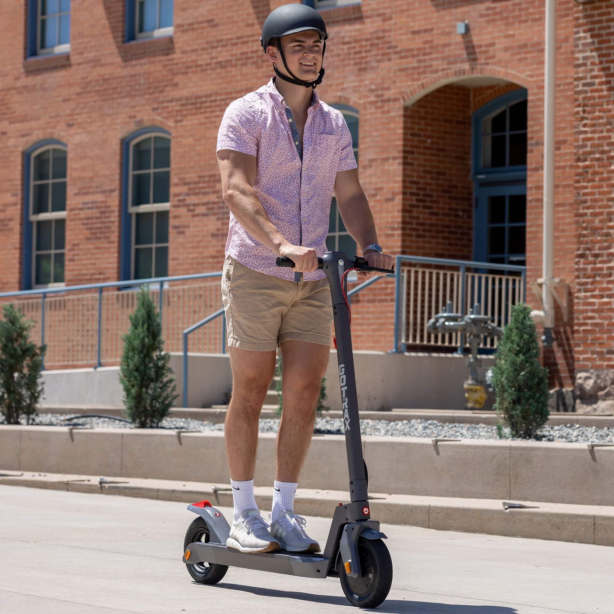 GoTrax - XR PRO Commuting Electric Scooter w/18mi Max Operating Range & 18mph Max Speed - Black - Image 4