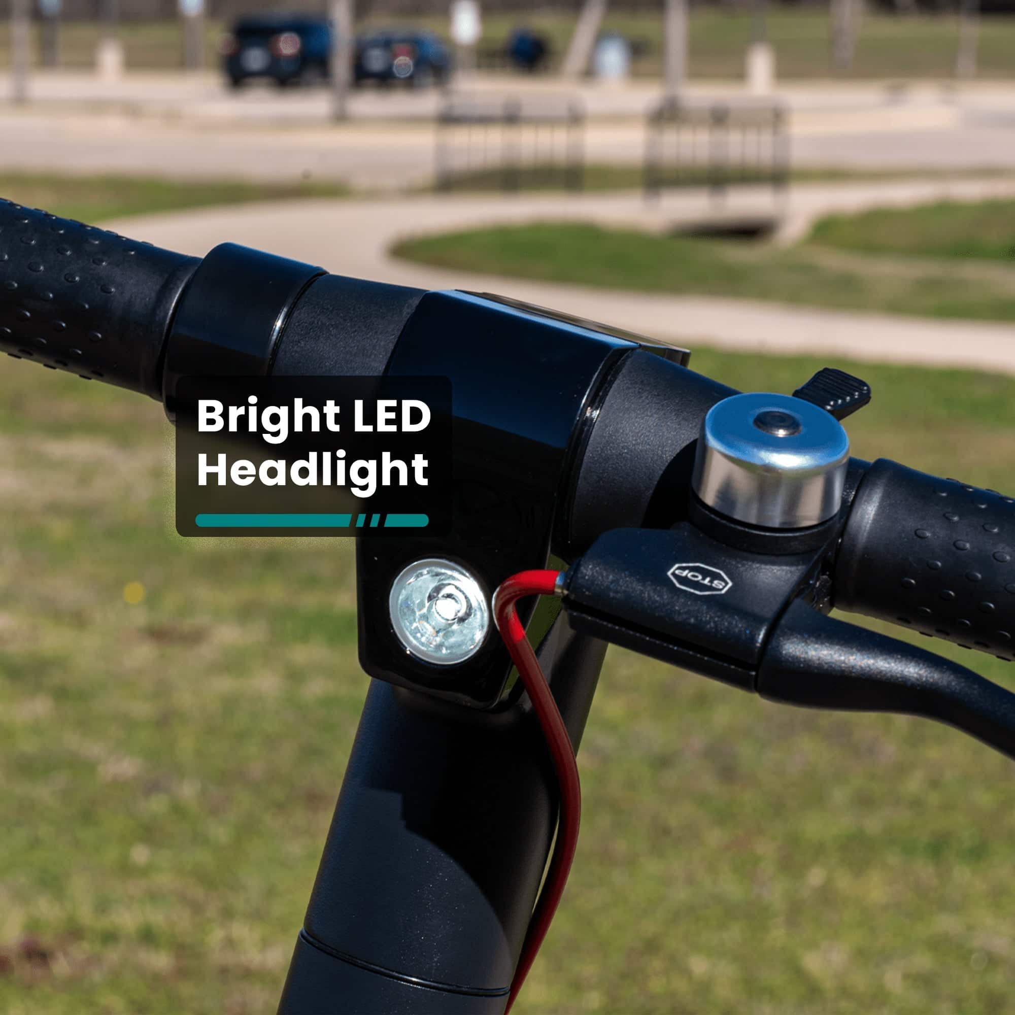 GoTrax - XR LITE Commuting Electric Scooter w/5mi Max Operating Range & 12mph Max Speed - Black - Image 3