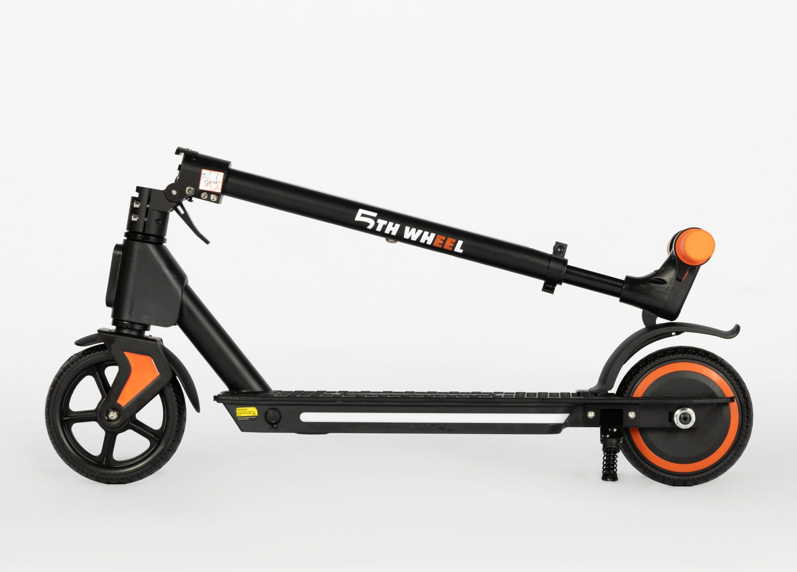 5th Wheel - K1MAX Kids Electric Scooter w/ 5 mi Max Range and 10 mph Max Speed - Black - Image 3