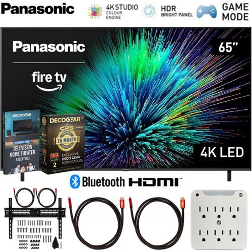 Panasonic - 65" W70 Series LED 4K UHD Smart Fire TV (2025) with 26 Month Extended Warranty Protection Plan Bundle - Image 3