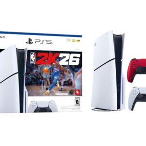PlayStation 5 NBA2K26 Disc Console w/DualSense Wireless Controller Volcanic Red - PlayStation 5