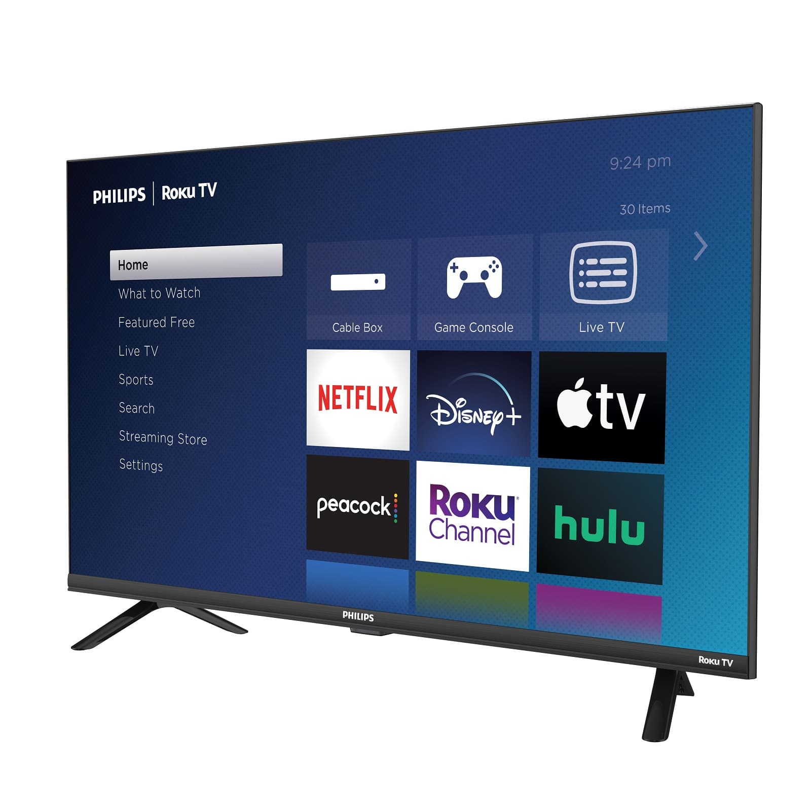Philips - 32" Class 4600 Series 720p HD Smart Roku TV - Image 4