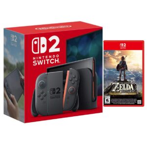 Switch 2 Console with Legend of Zelda Breath of the Wild Bundle - Nintendo Switch 2
