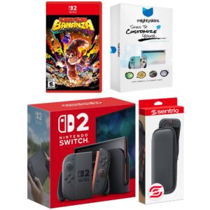 Switch 2 Video Game Console with Donkey Kong Bananza, MightySkins Code and Protective Case Bundle - Nintendo Switch 2
