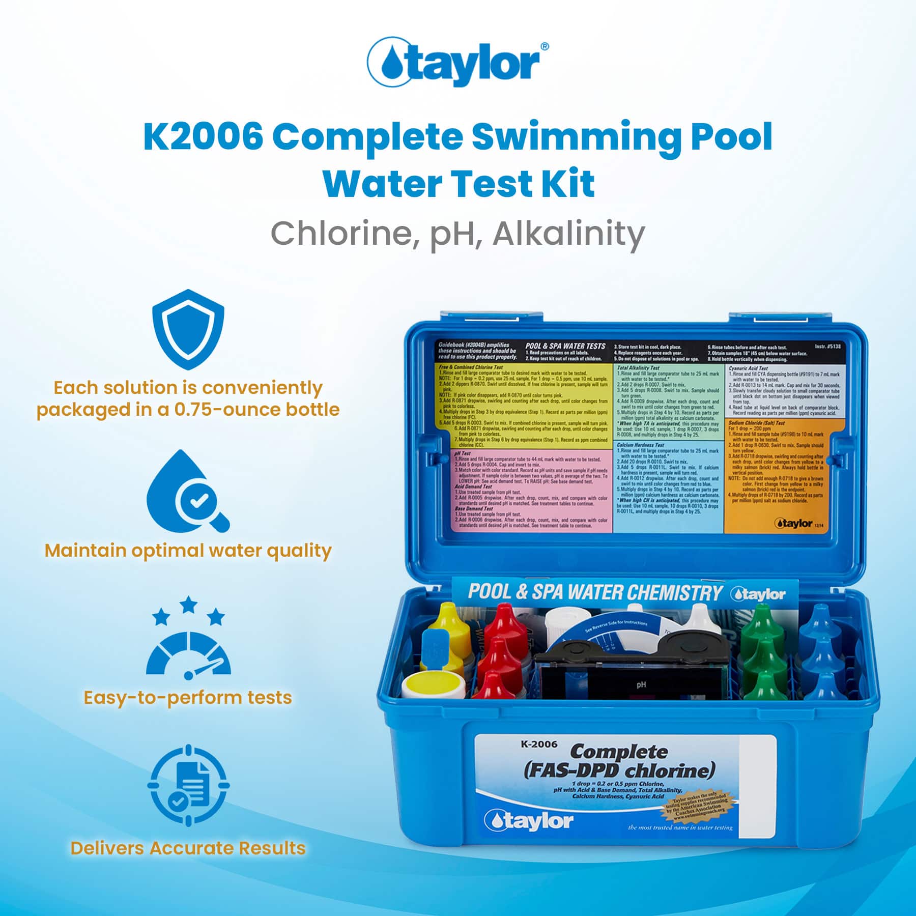 Bestway - 24ft x 12ft x 52in Rectangular Frame Family Swimming Pool & Test Kit - Image 5