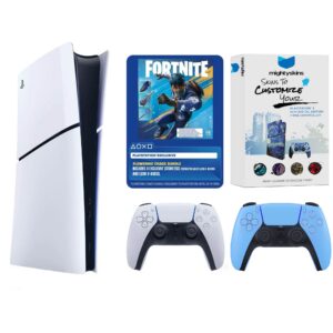 PlayStation 5 Digital Fortnite Flowering Chaos Bundle with Extra Controller and MightySkins Code - PlayStation 5
