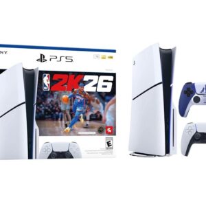 PlayStation 5 NBA26 Disc Console Slim w/God of War Ragnarok DualSense Controller - PlayStation 5