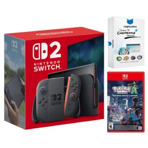 Switch 2 Video Game Console with Pokemon Legends: Z-A and MightySkins Code Bundle - Nintendo Switch 2