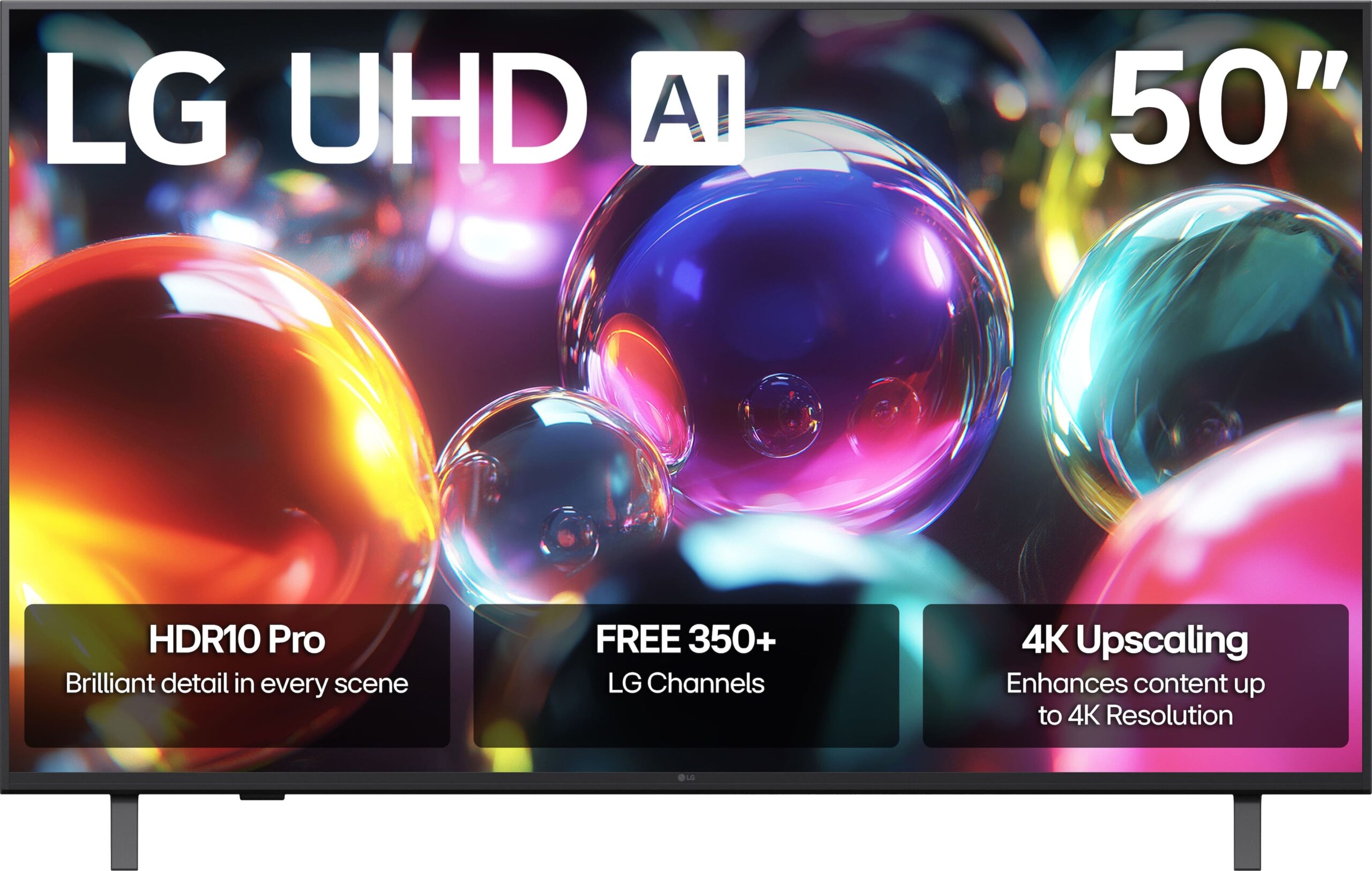 LG - 50” Class UA7000 Series LED AI 4K UHD Smart webOS TV (2025) - Open Box - Excellent - Image 2