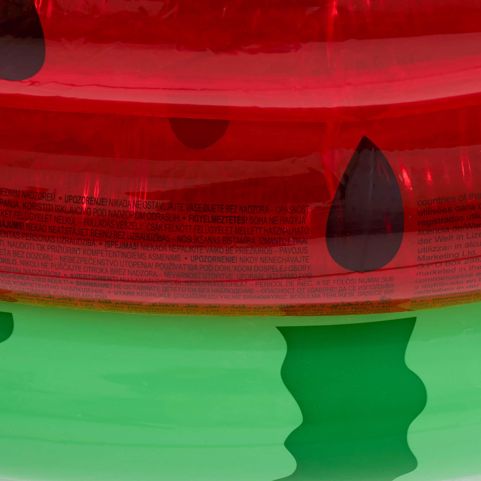 Intex - Inflatable Kiddie Watermelon Pool with Multi-Colored Fun Ballz, 100 Pack - Multi-color - Image 4
