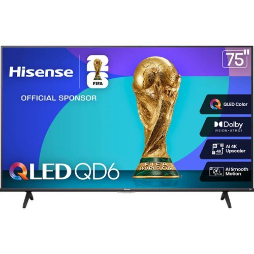 Hisense - 75" Class QD6 Series QLED 4K UHD HDR Smart Fire TV (2025) - Image 3