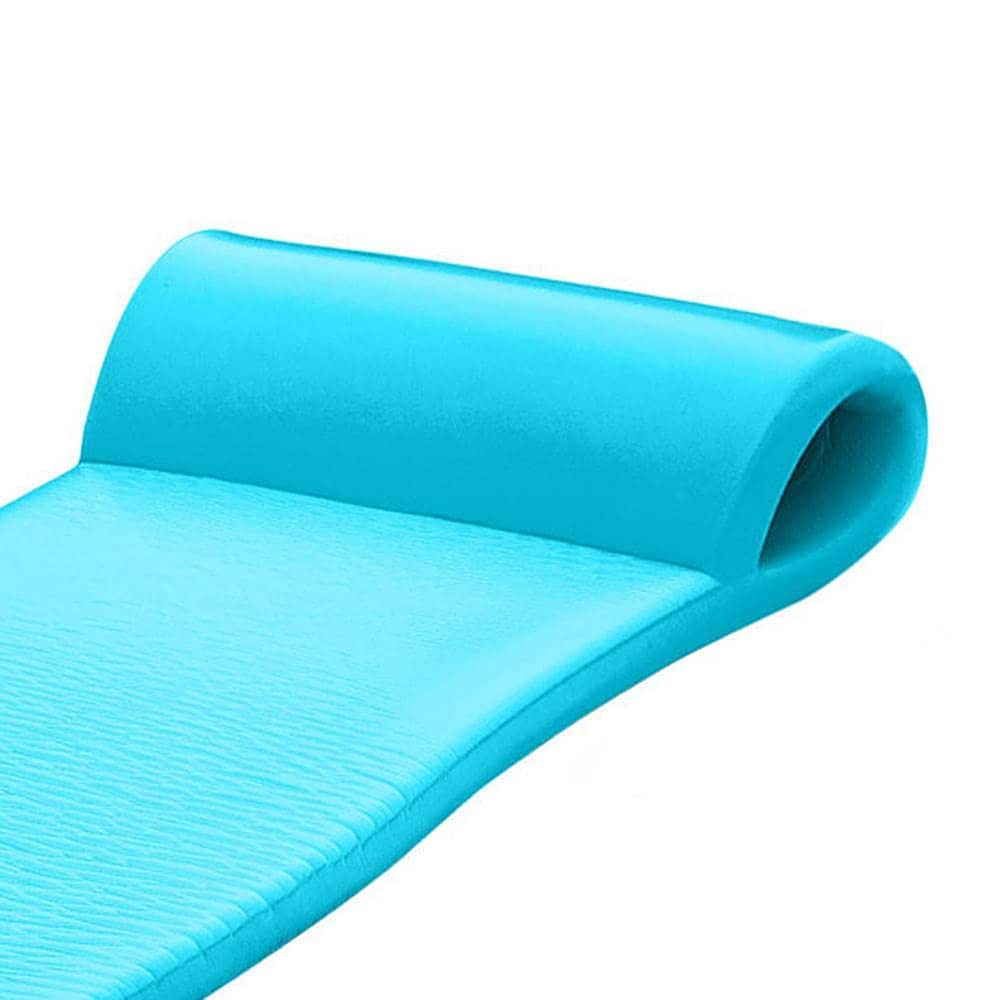 TRC Recreation - 70 Inch Foam Raft Lounger Pool Float (2 Pack) - Tropical Teal - Image 3
