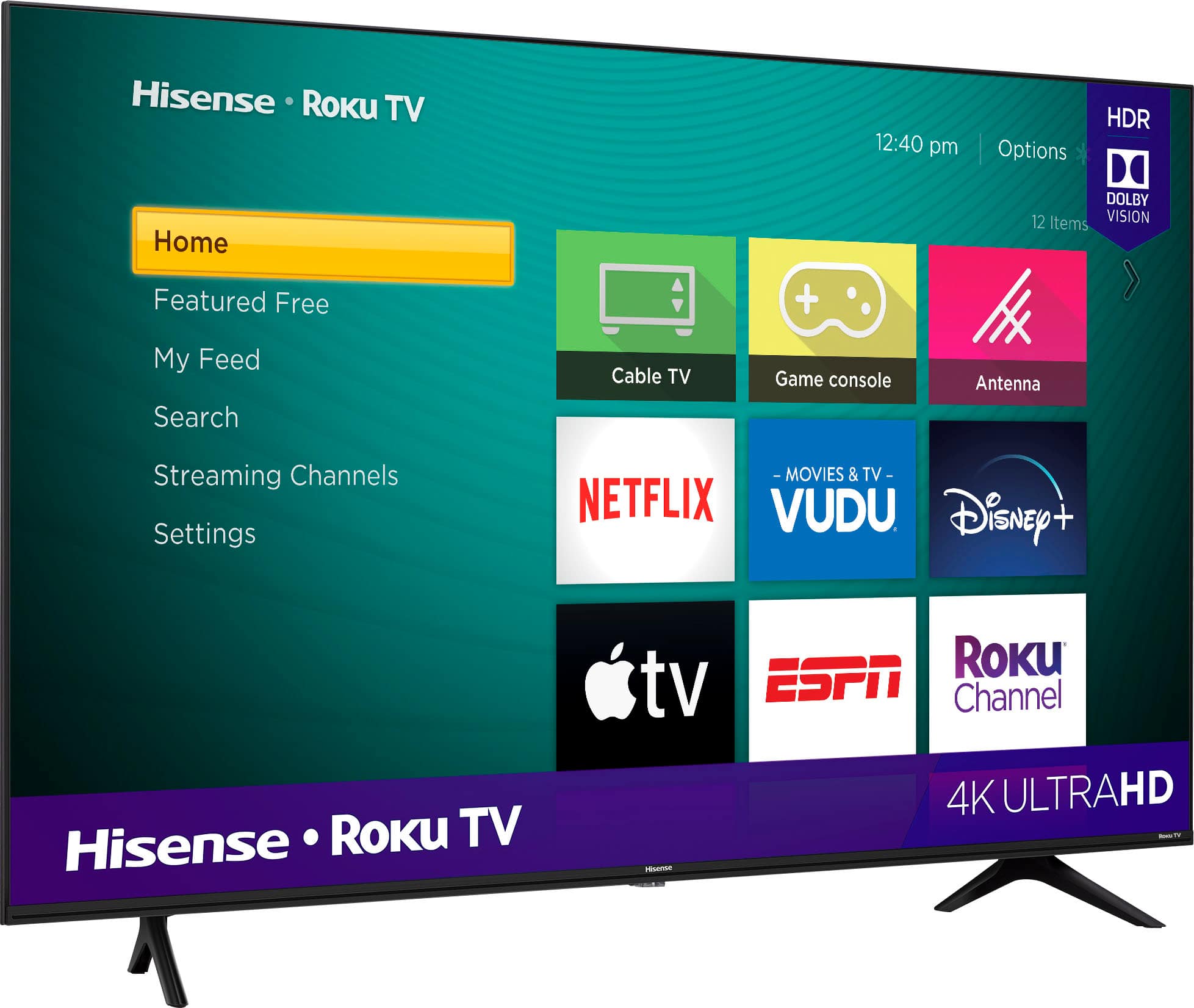 Hisense - 43" Class R6G Series LED 4K UHD Smart Roku TV (2021) - Image 2