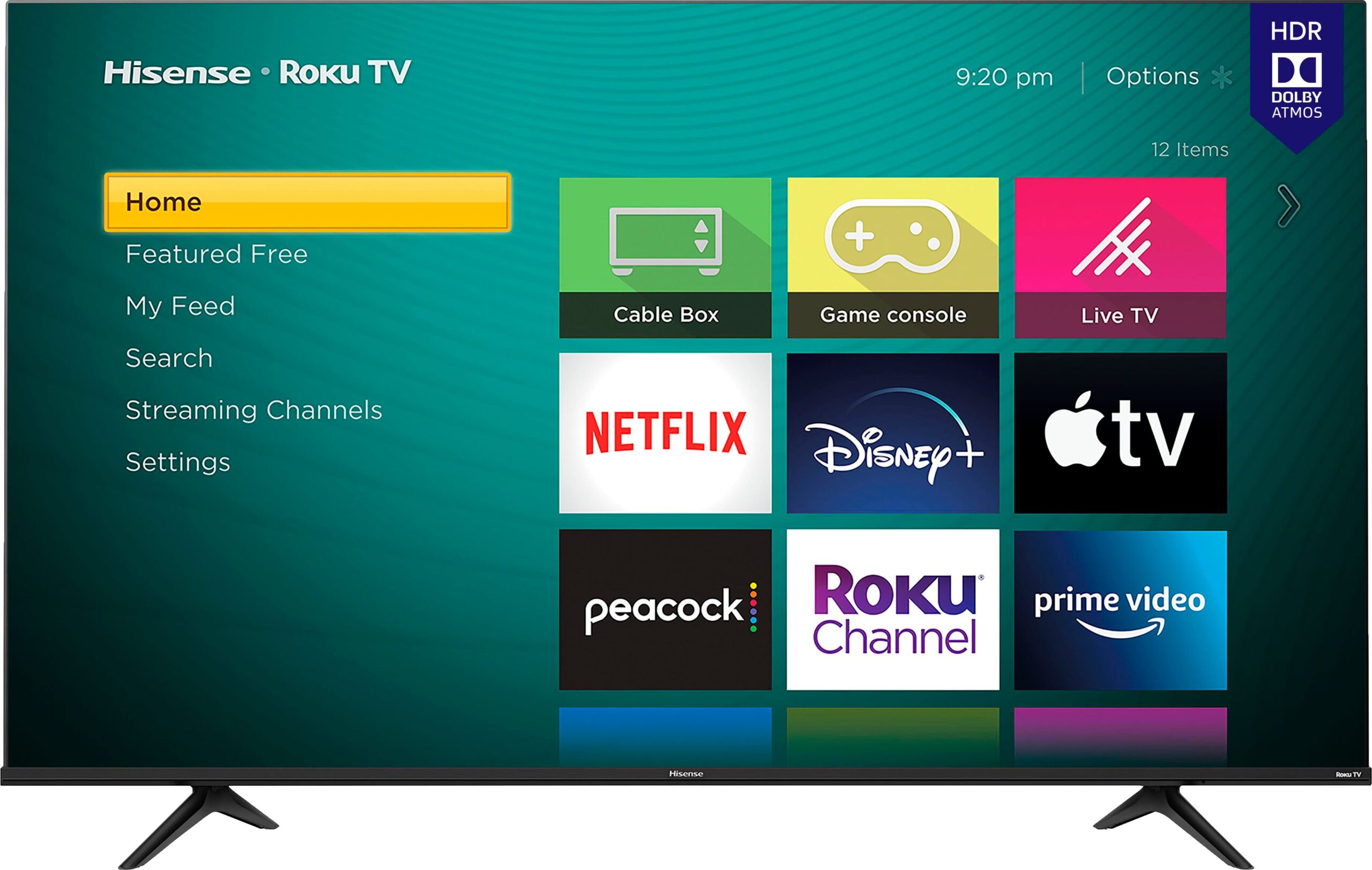 Hisense - 43" Class R6G Series LED 4K UHD Smart Roku TV (2021)
