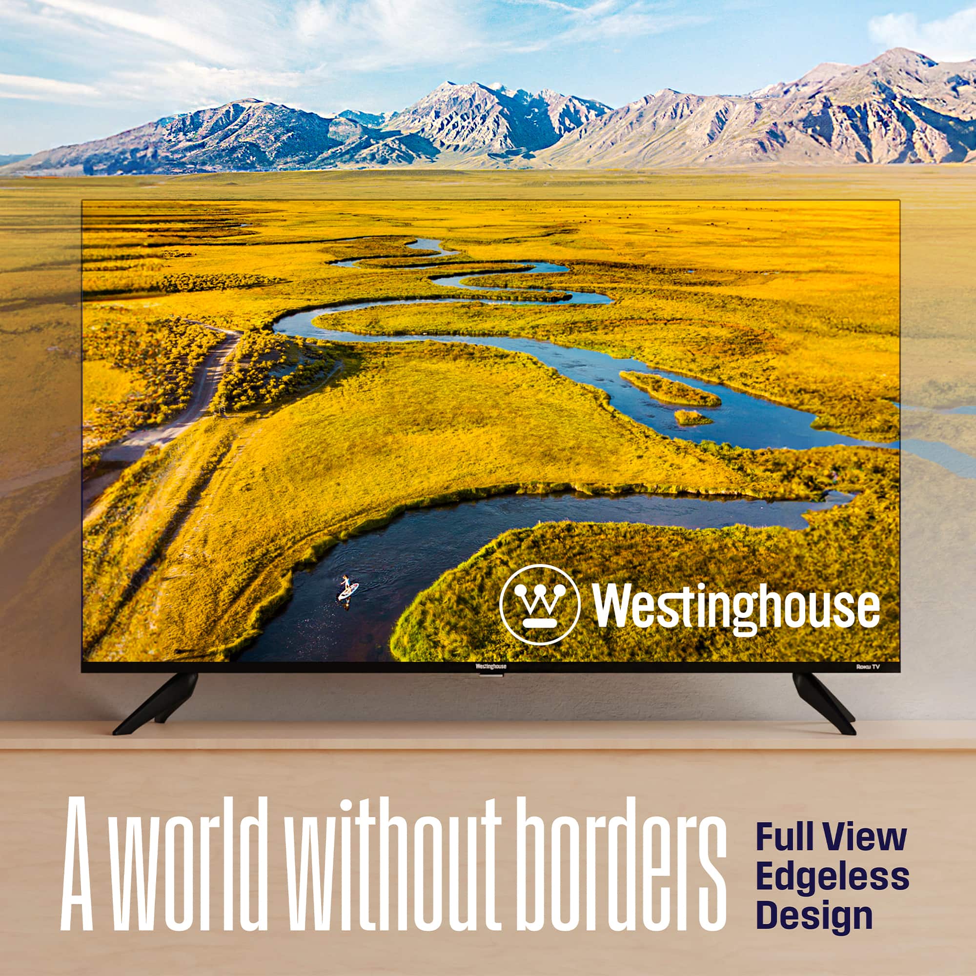 Westinghouse - 50" 4K UHD QLED Roku Smart TV with HDR10+, Dolby Vision, Wi-Fi, Alexa & Google Assistant - Image 4