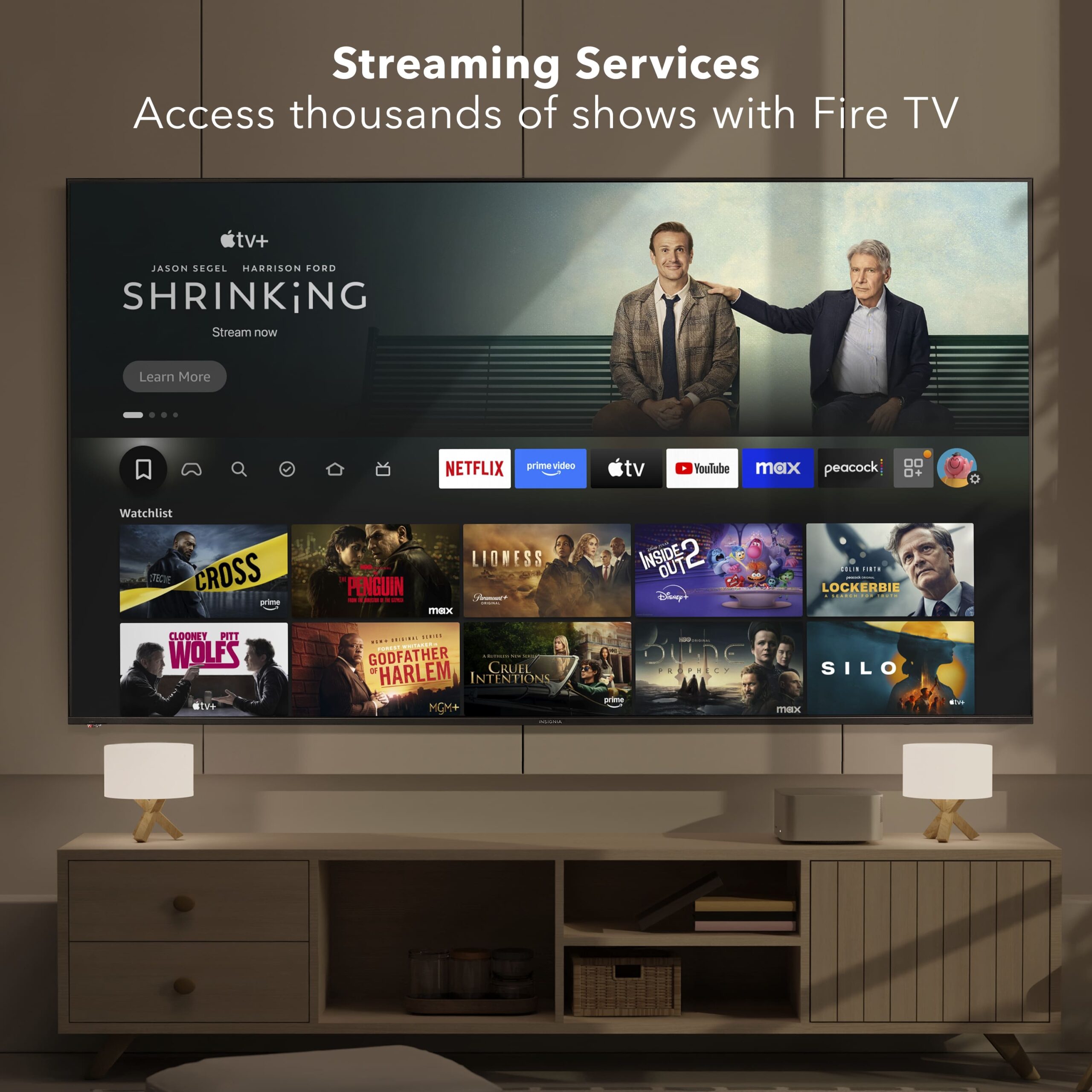 Insignia™ - 100" Class F50 Series LED 4K UHD Smart Fire TV - Open Box - Excellent - Image 2