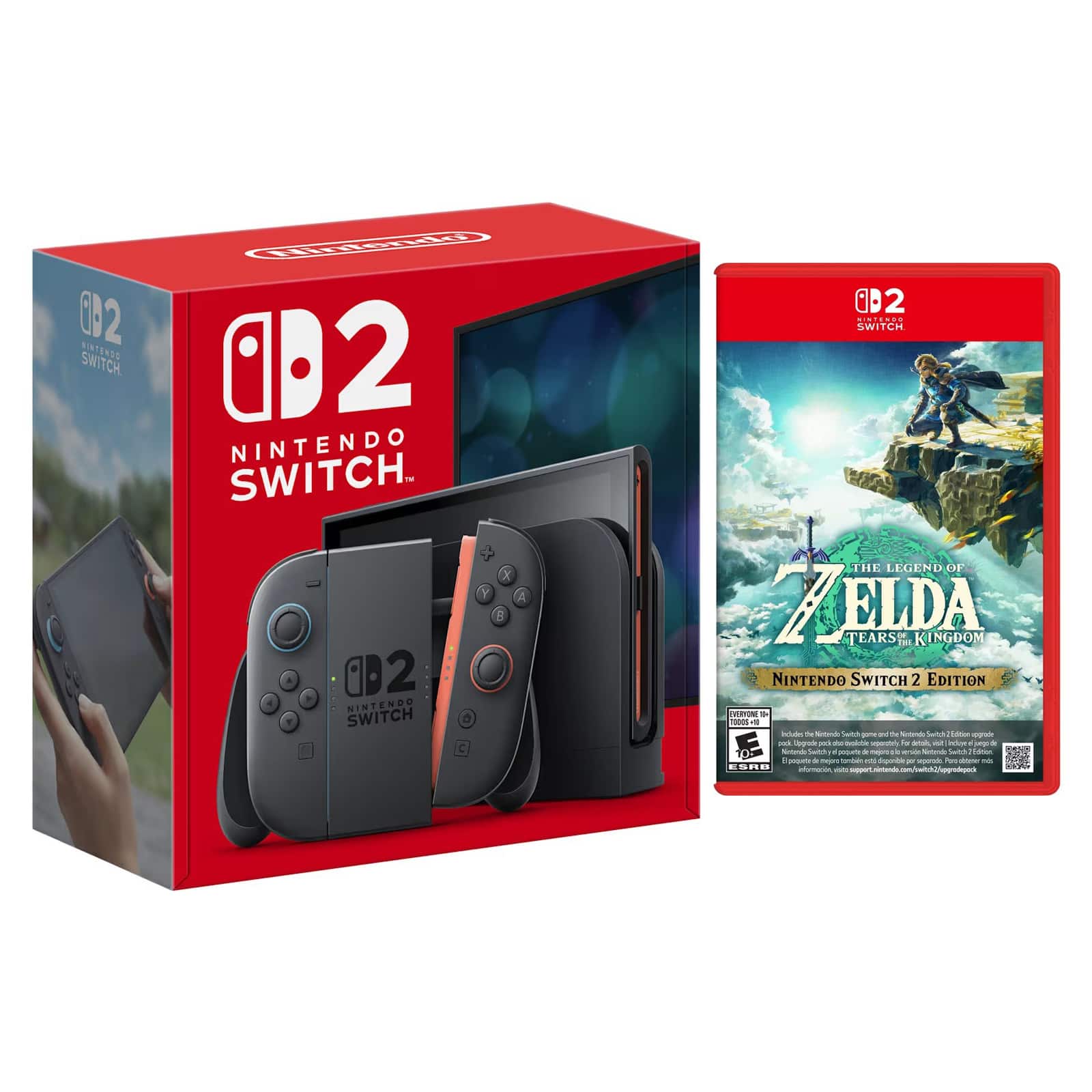 Switch 2 Video Game Console with The Legend of Zelda: Tears of the Kingdom Bundle - Nintendo Switch 2