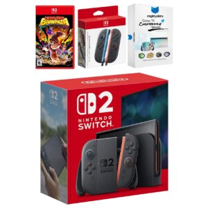 Switch 2 Video Game Console with Donkey Kong Bonanza, Extra Joy-Cons and MightySkins Code Bundle - Nintendo Switch 2