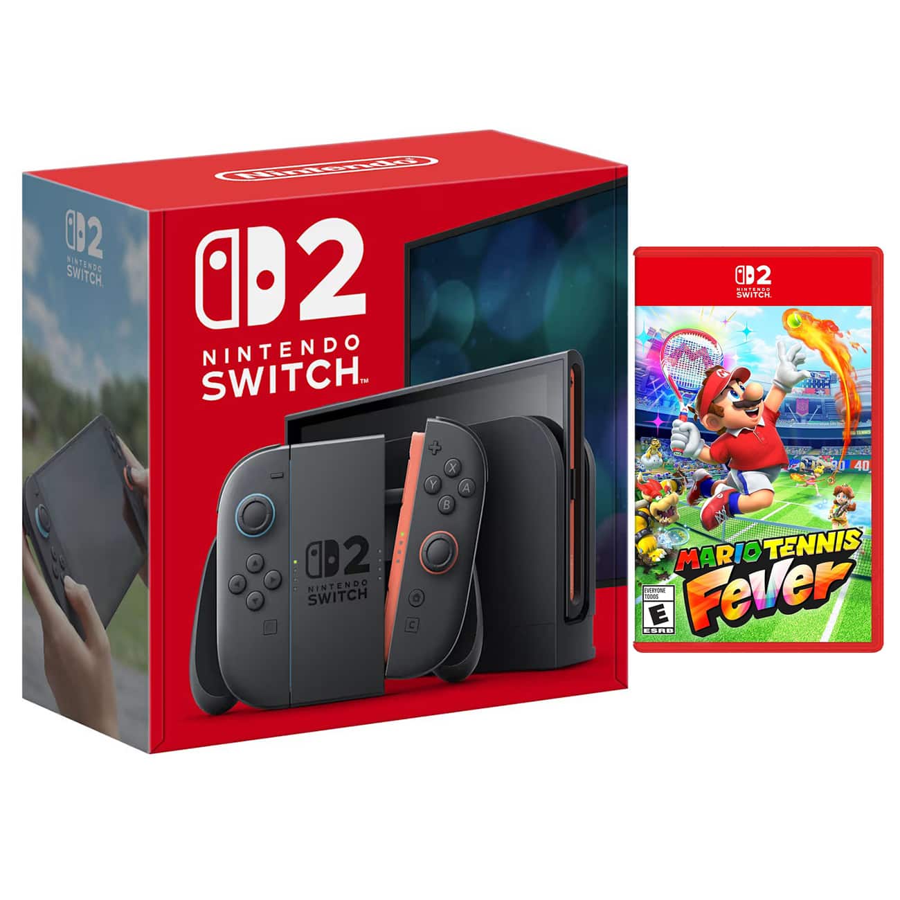 Switch 2 Video Game Console with Mario Tennis Fever Bundle - Nintendo Switch 2