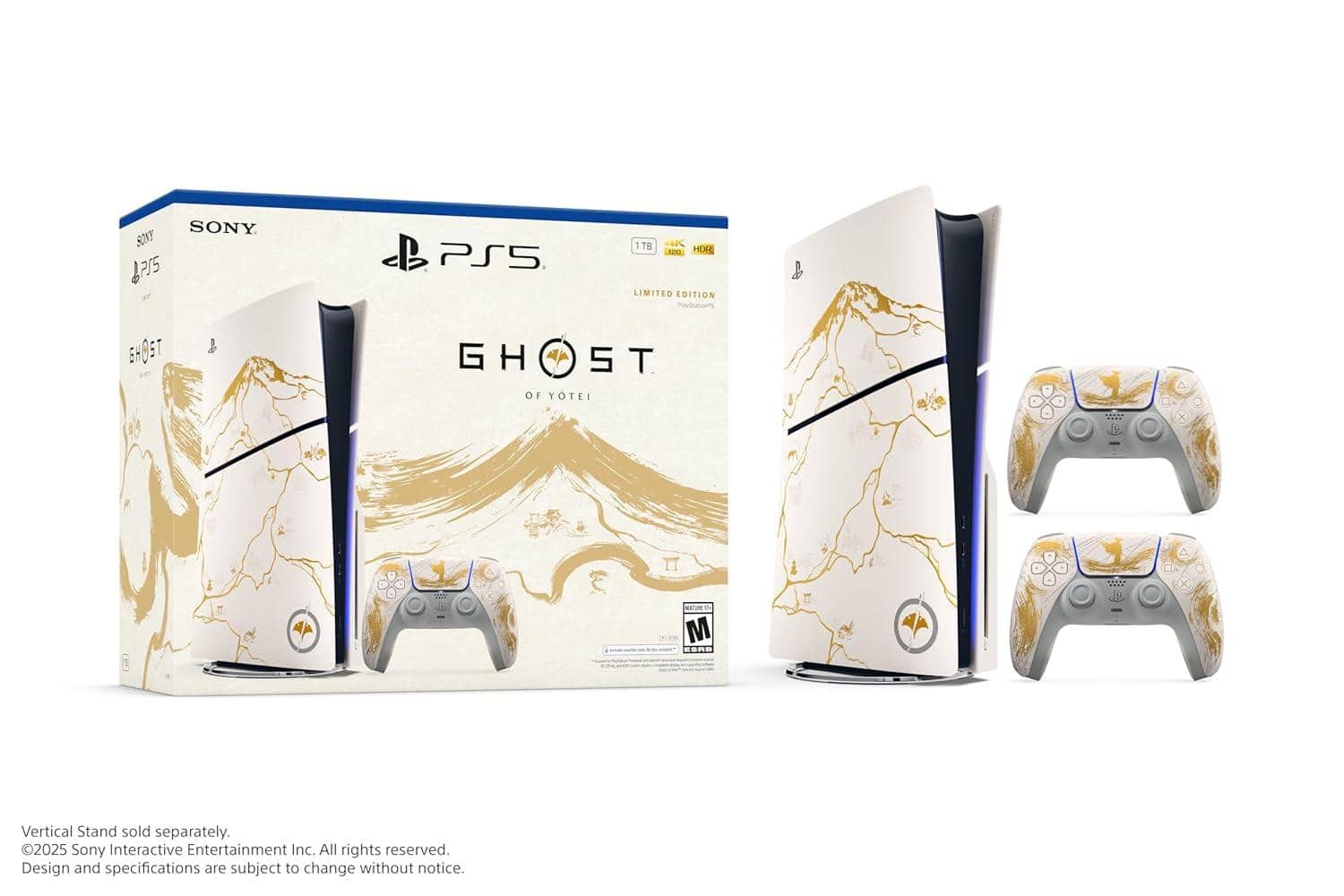 PlayStation 5 Console - Ghost of Yōtei Limited Edition Bundle with controller - PlayStation 5