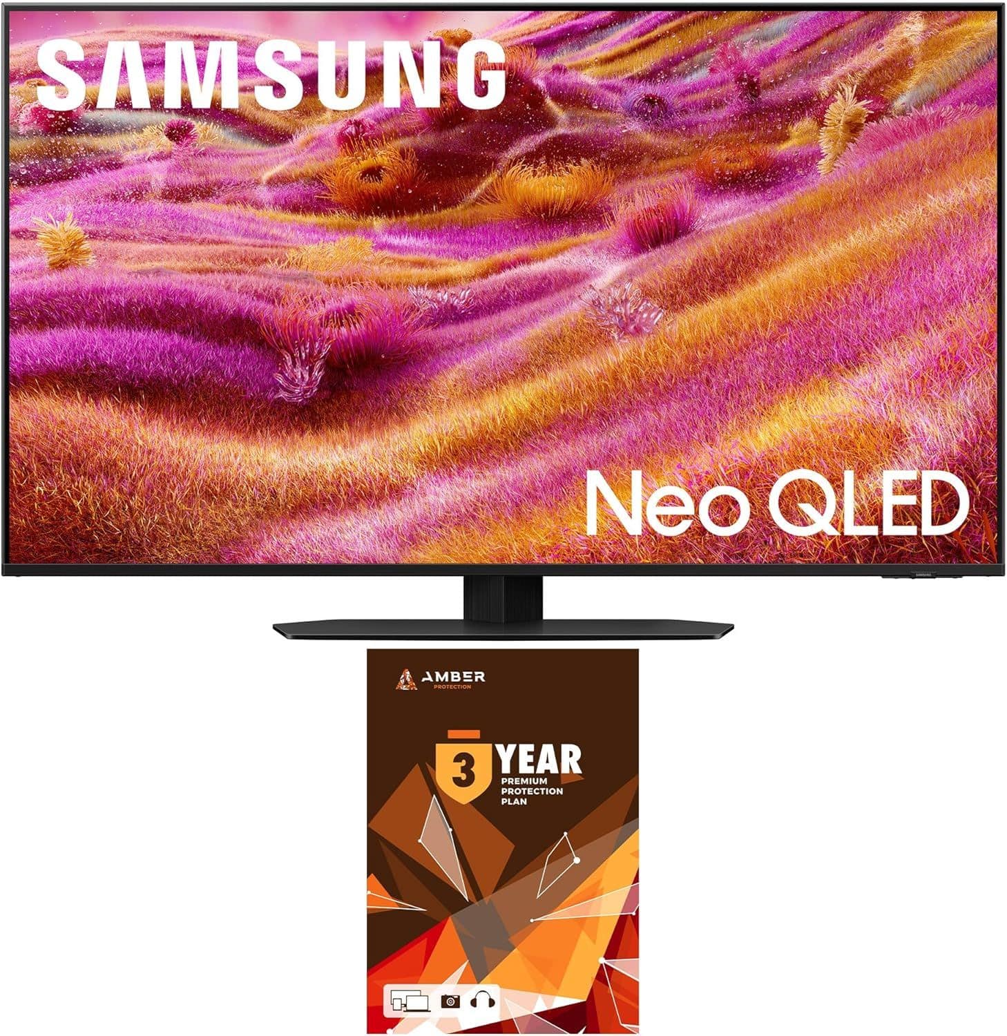 Samsung - QN43QN90FAFXZA 43 Inch Neo QLED 4K QN90F Vision AI Smart TV with 3 Year Amber Protection Plan (2025)