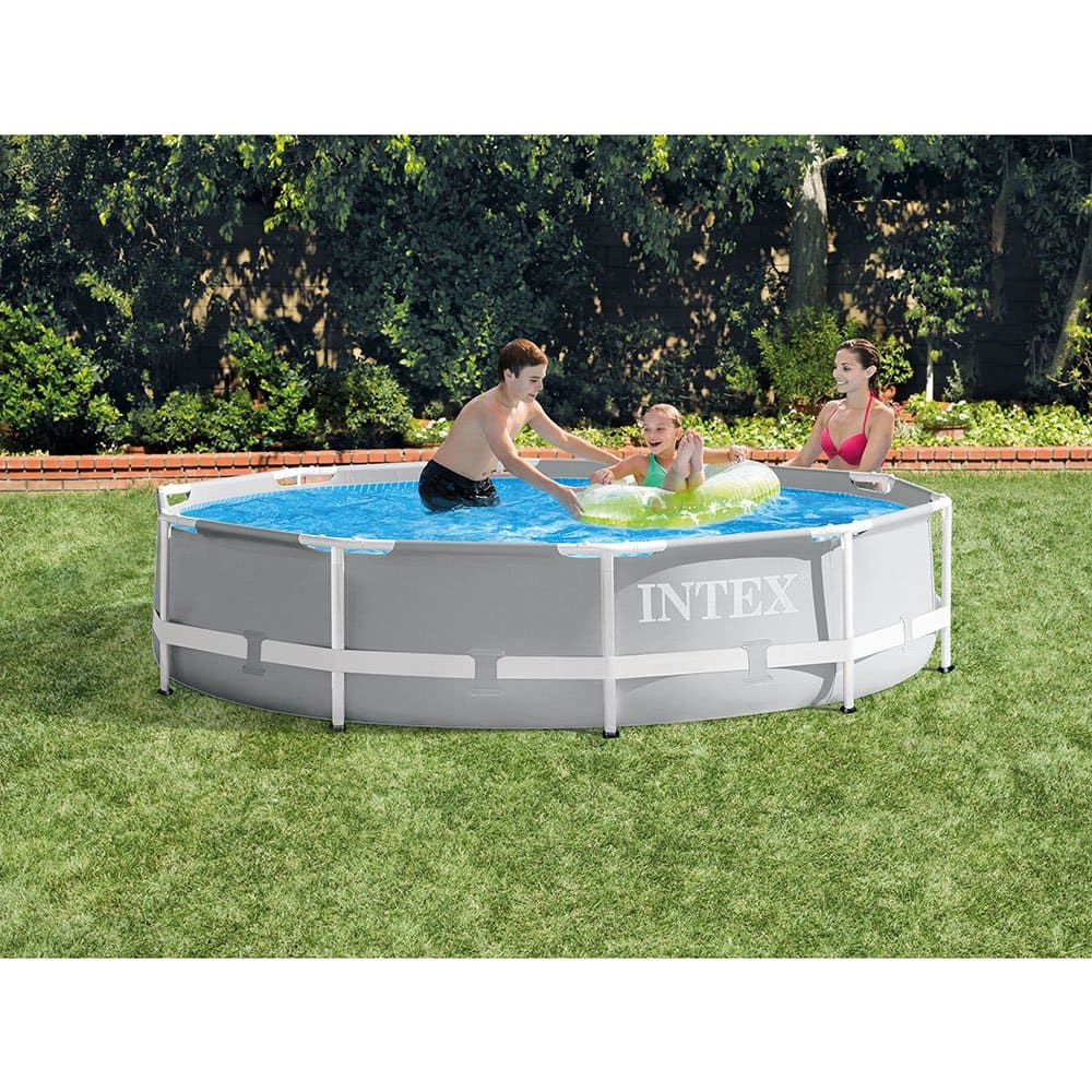 Intex - 10' x 30" Prism Frame Above Ground Swimming Pool and Maintenance Kit - Image 5