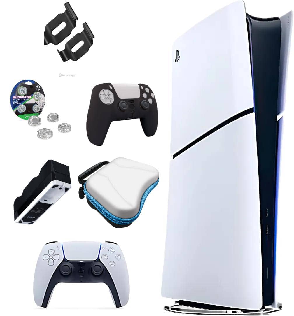 PlayStation5 Slim Digital Fortnite Flowering Chaos Bundle w/ Accessory Kit - PlayStation 5