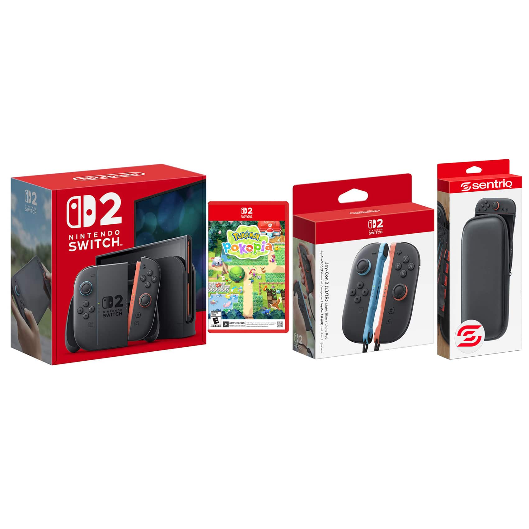 Switch 2 Console with Pokemon Pokopia, Extra Joy-Cons and Protective Case Bundle - Nintendo Switch 2