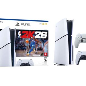 PlayStation 5 NBA26 Disc Console Slim w/DualSense Controller God of War 20th - PlayStation 5