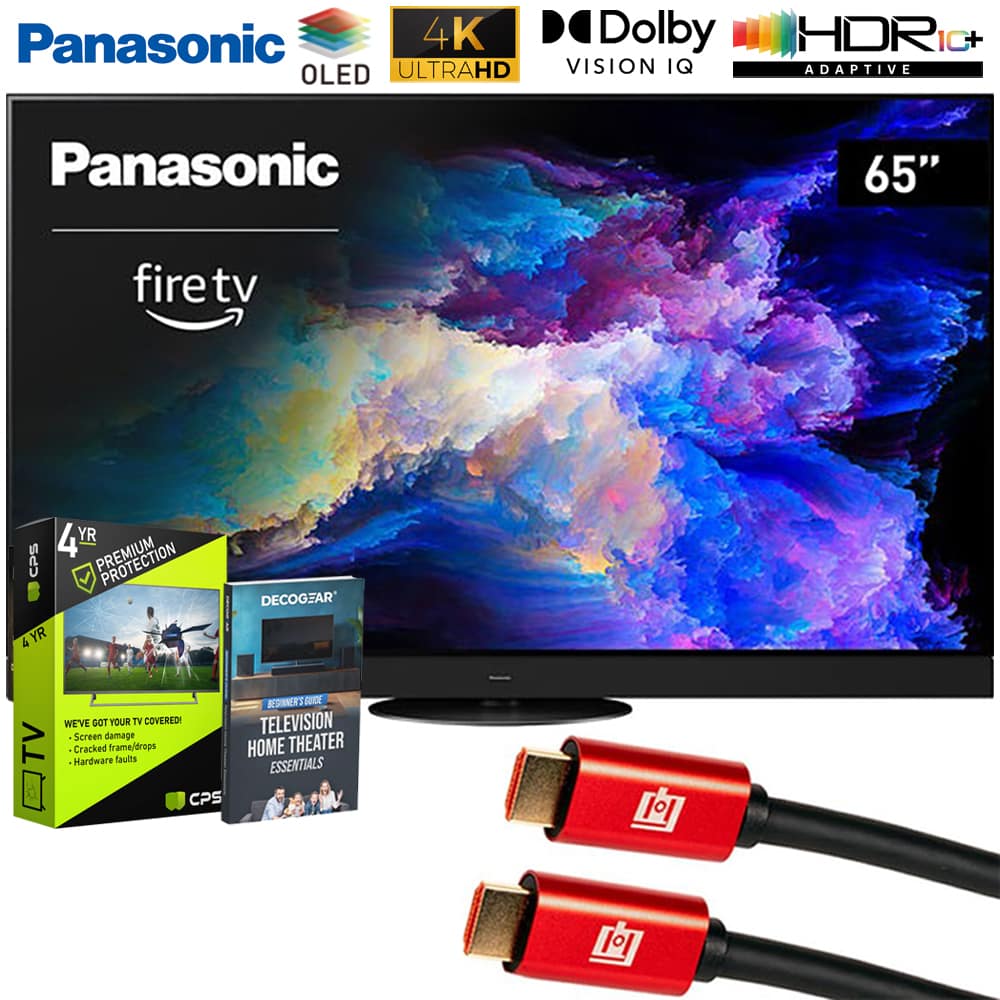 Panasonic - 65" Z95AP Series OLED 4K UHD Smart Fire TV (2024) Bundle with 26 Month Warranty Protection Plan