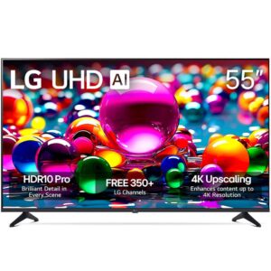 55" Class LG UHD AI UA77A 4K Smart TV 2025