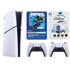 PlayStation 5 Digital Fortnite Flowering Chaos Bundle with Extra Controller and MightySkins Code - PlayStation 5