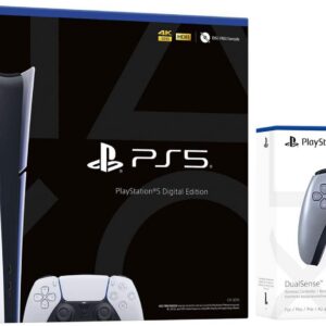 PlayStation 5 Slim Digital PS5 Video Game Console with Extra Controller - PlayStation 5