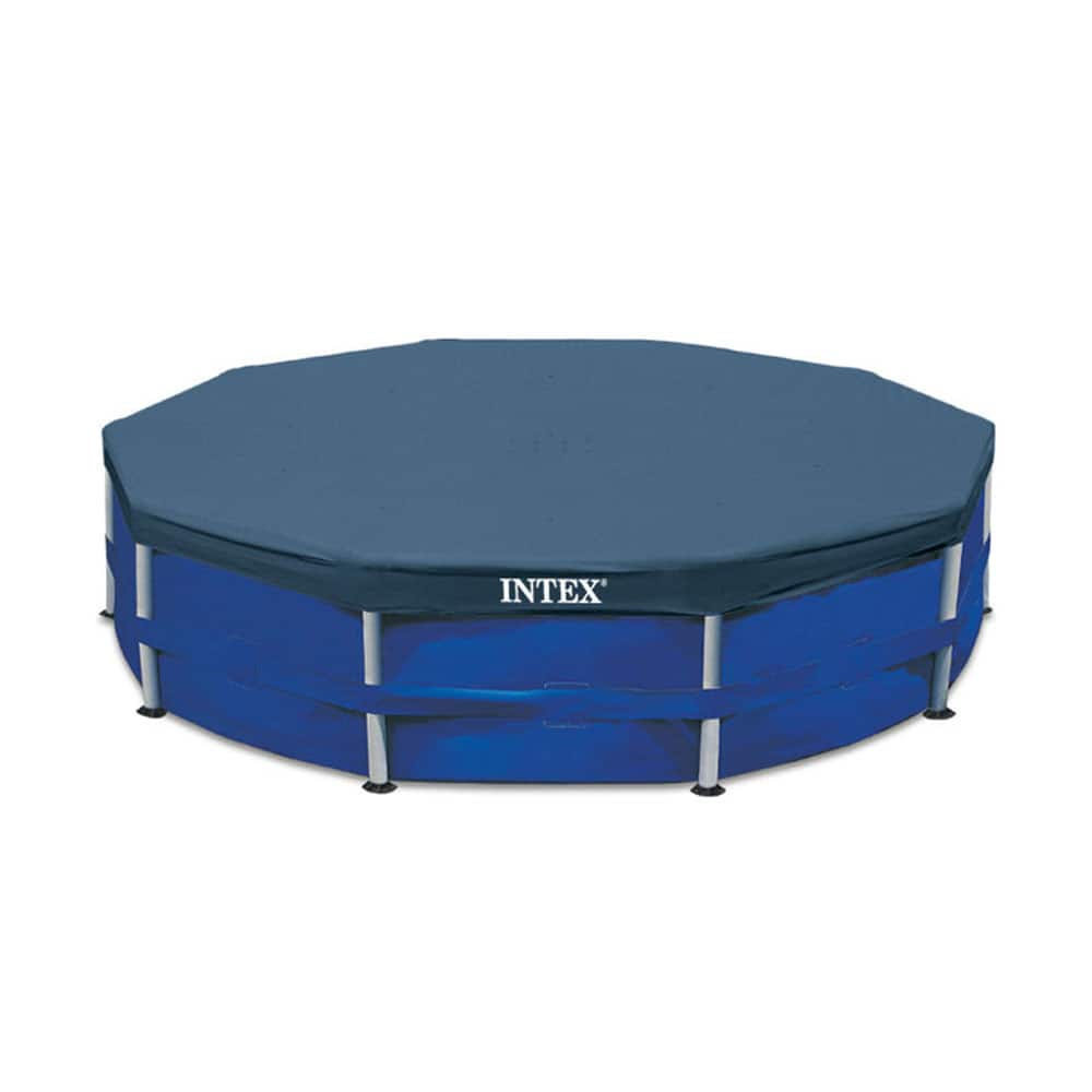 10 x 2.5-Foot Frame Pool w/ Filter Pump & Intex 10 ft Vinyl Cover, 2 Pack - Image 3