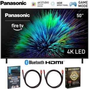 Panasonic - 50" W70 Series LED 4K UHD Smart Fire TV (2025) with 26 Month Extended Warranty Protection Plan Bundle