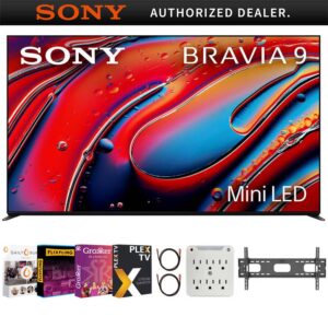 Sony - 65" BRAVIA 9 XR90 Series QLED Mini-LED 4K HDR Smart TV (2024) with Premiere Movies Streaming 2020 Bundle